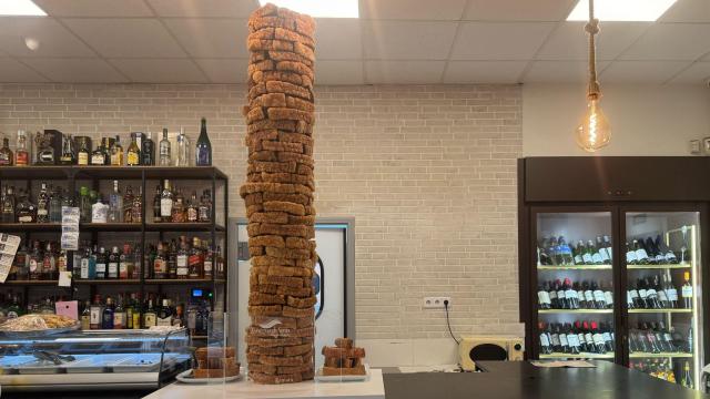 La torre de torreznos de La Labranza.