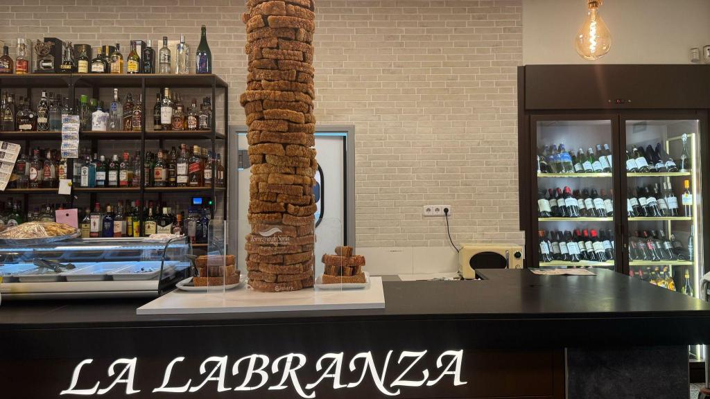 La torre de torreznos de La Labranza.