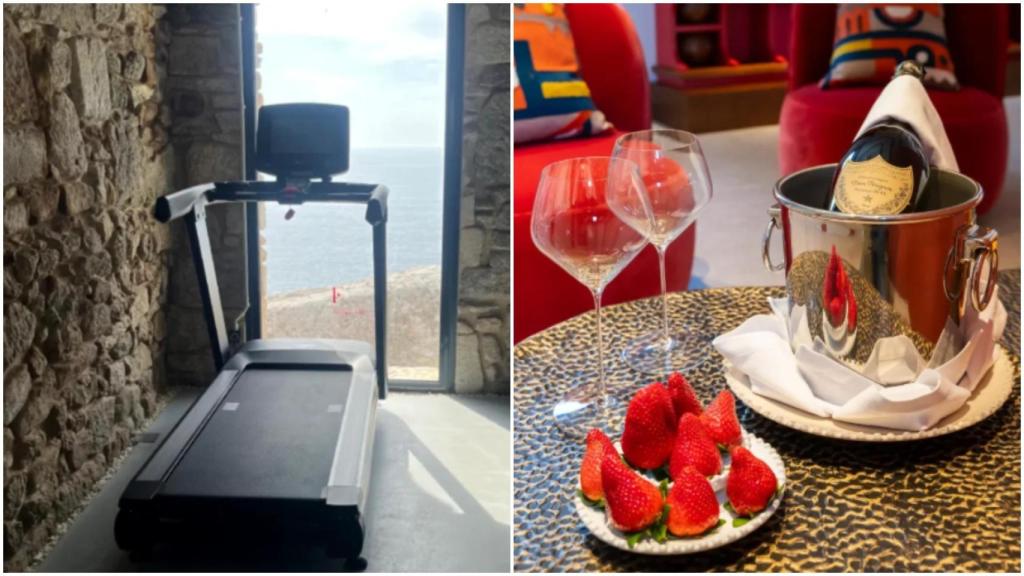 Gimnasio y aperitivos en el Hotel Faro Silleiro