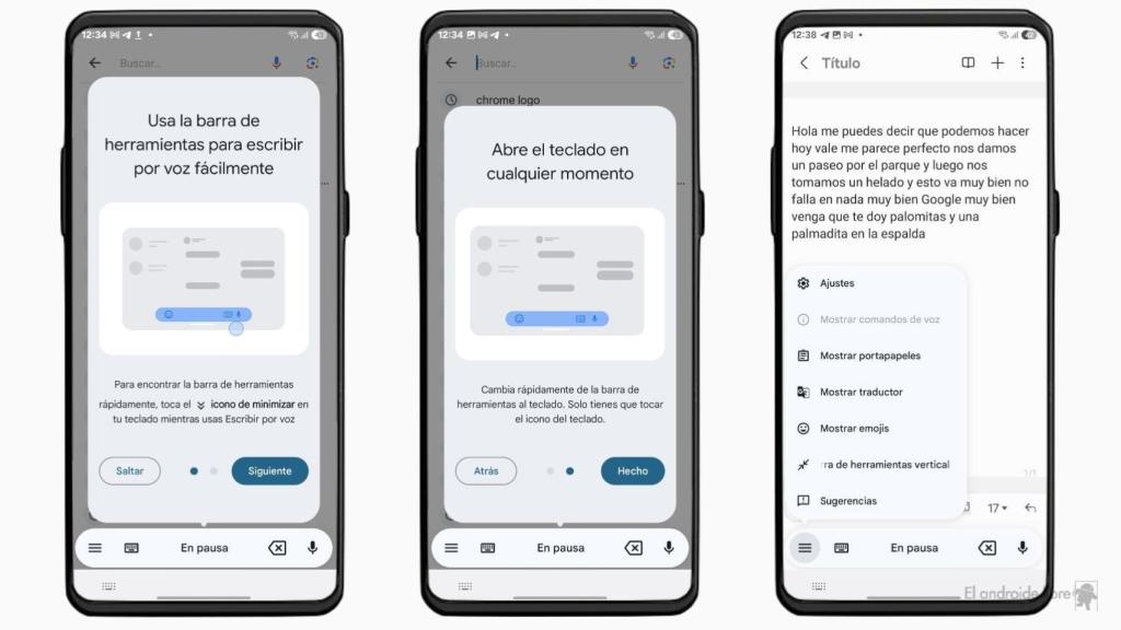 Nueva interfaz de Gboard