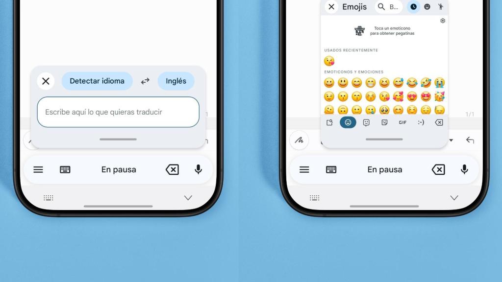 Opciones de la interfaz de Gboard