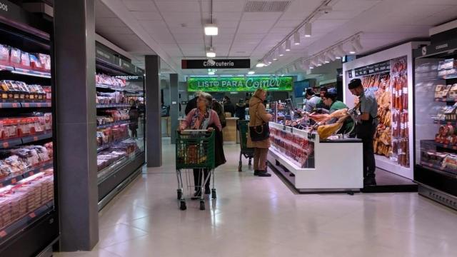 Interior de Mercadona.