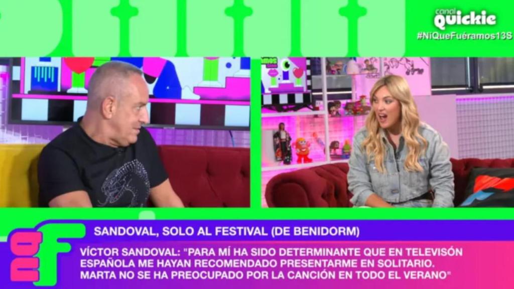 Víctor Sandoval y Marta Riesco, en 'Ni que fuerámos Shhh'.