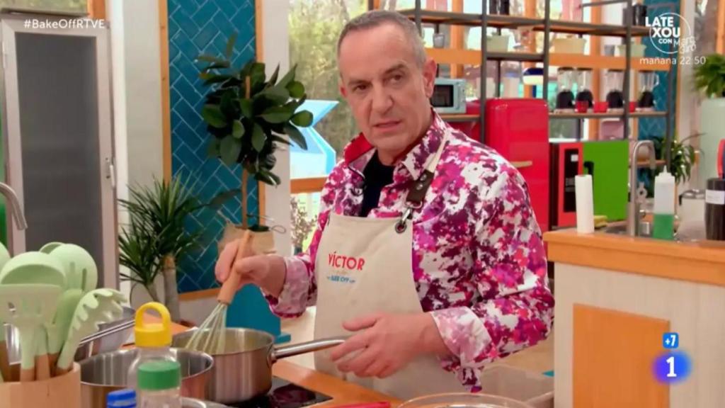 Víctor Sandoval concursó en la última edición de 'Bake Off: famosos al horno'.
