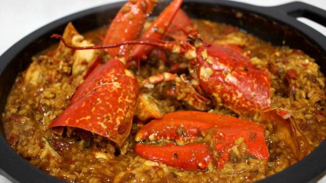 Uno de los arroces del restaurante.