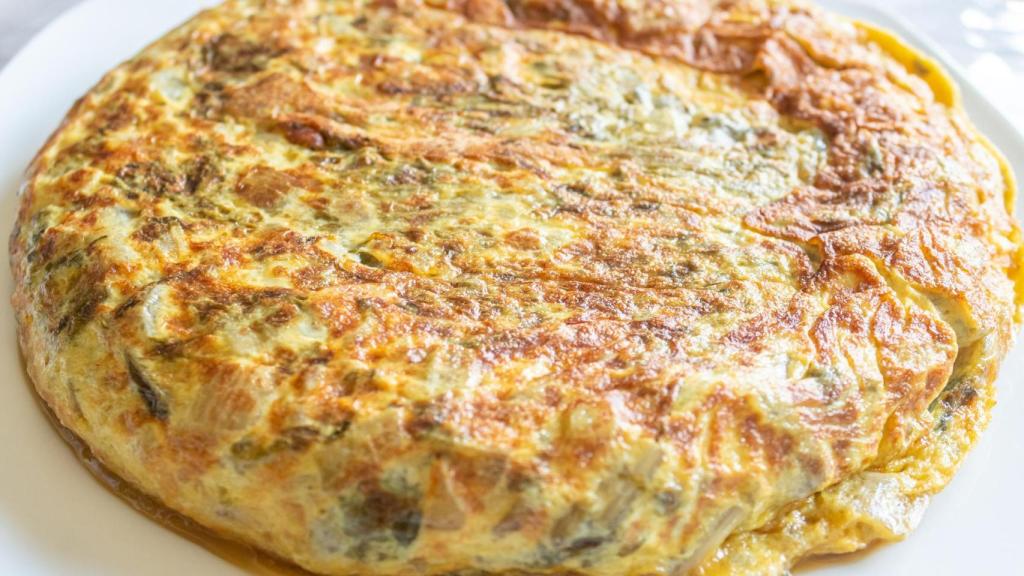 La tortilla de bacalao siempre es un éxito
