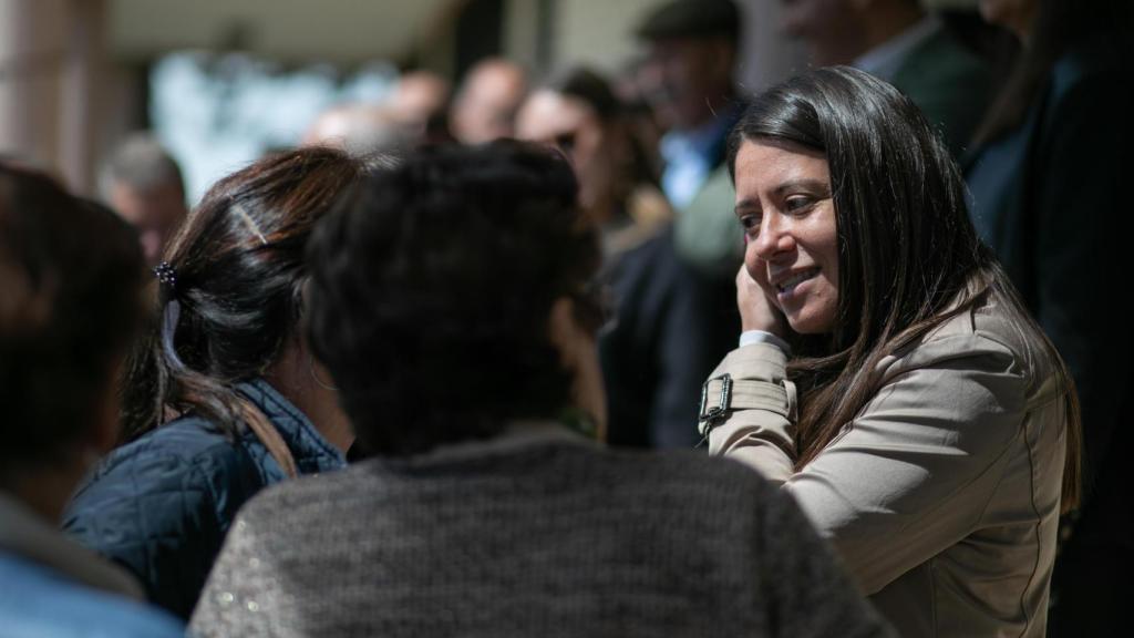 La consejera Bárbara García Torijano en Montesclaros (Toledo).
