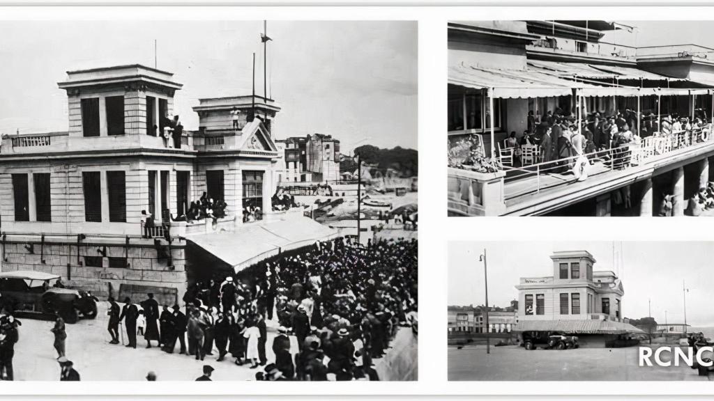 Imágenes antiguas del primer edificio del RCN de La Coruña.