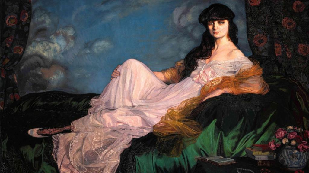 Ignacio Zuloaga: 'Retrato de la condesa Mathieu de Noailles'. 1945. Foto: Museo de Bellas Artes de Bilbao