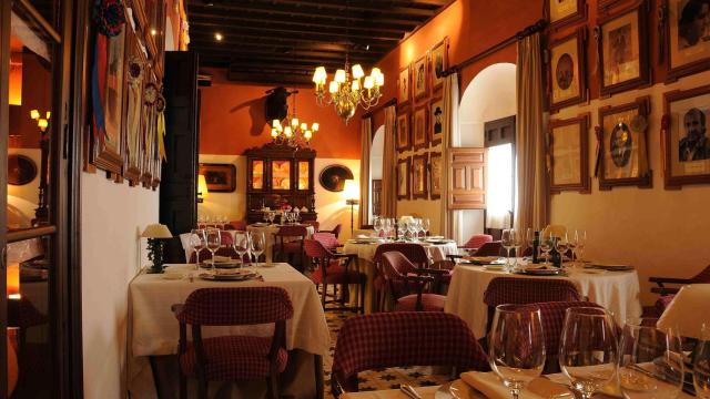 El salón del restaurante cordobés.