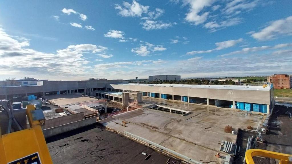 Obras del centro comercial.