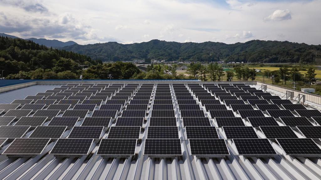 Paneles solares de Apple.