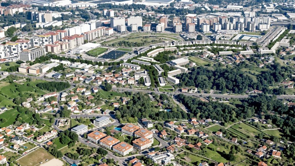 Vista aérea del barrio vigués de Navia.