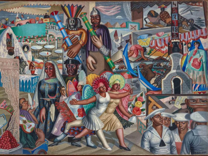 Maruja Mallo: 'Verbena', 1928. Foto: Maruja Mallo, VEGAP, Santander, 2025