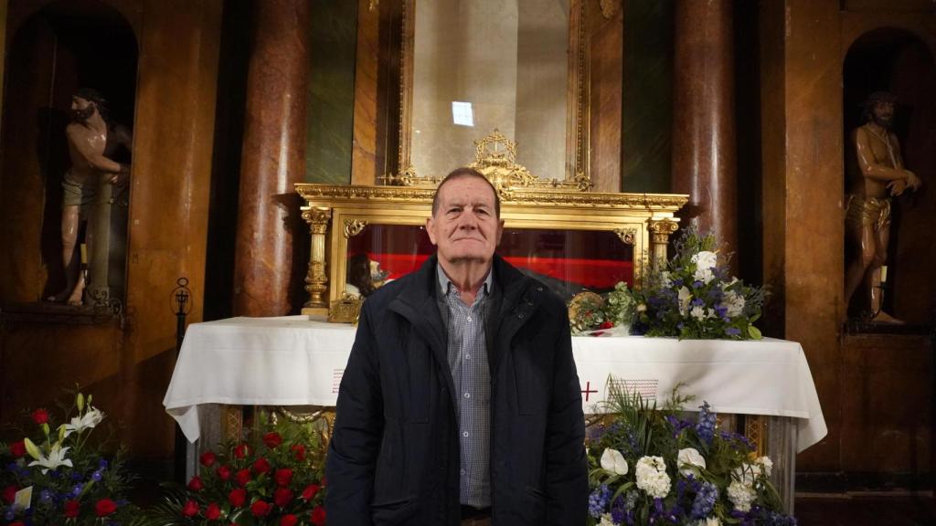 Eduardo Baile, Hermano Mayor de la Cofradía de la Sangre de Cristo.