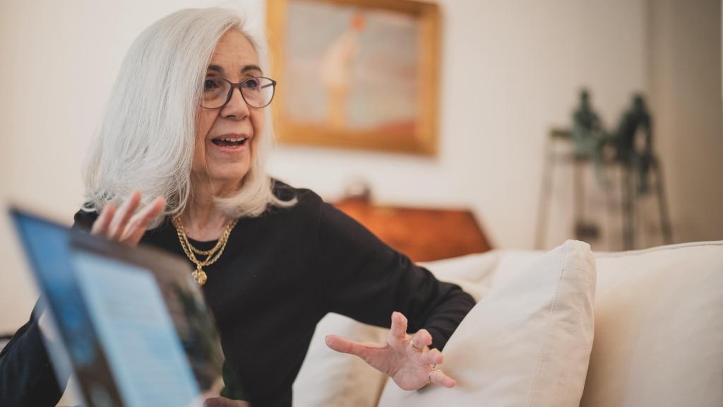 Blanca Pons-Sorolla durante la entrevista con EL ESPAÑOL.