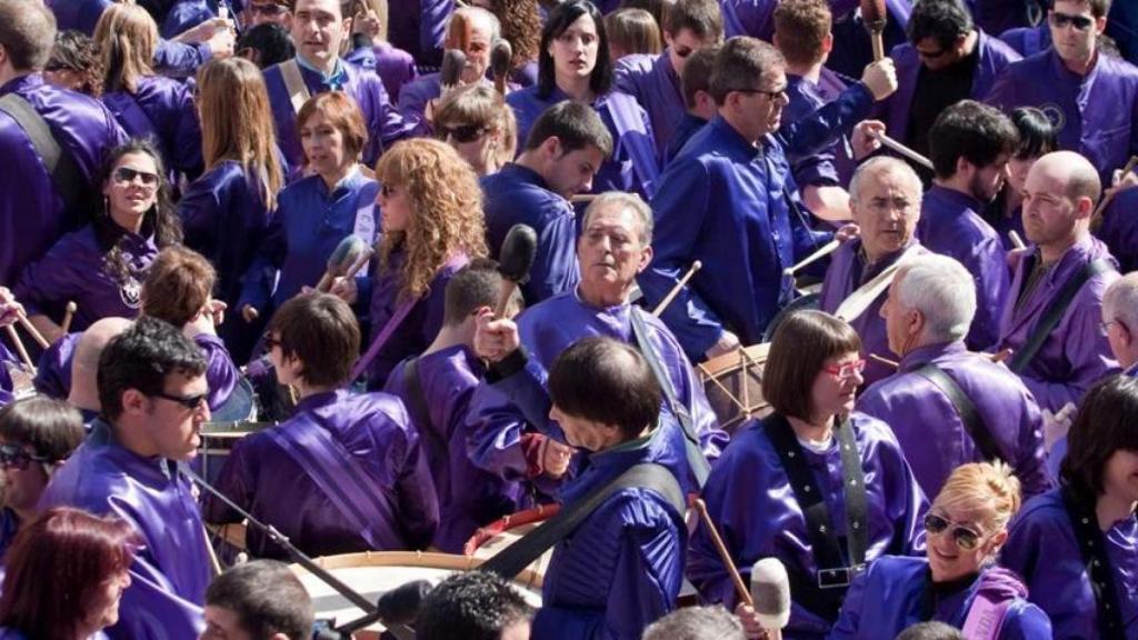La Ruta del Tambor y el Bombo es uno de los principales atractivos de la Semana Santa aragonesa.