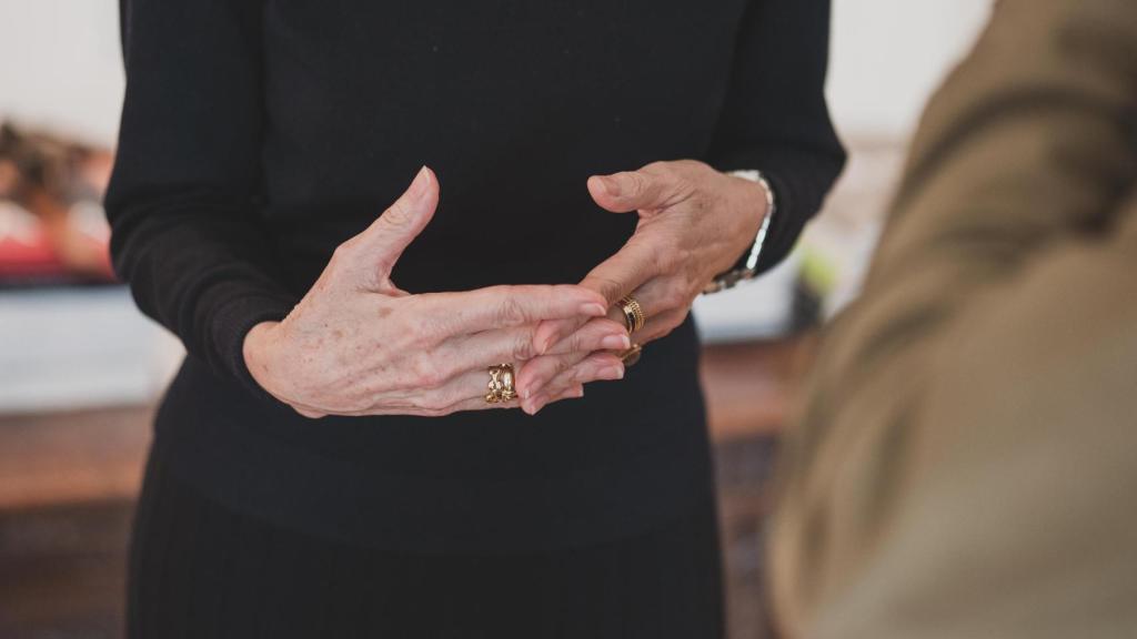 Blanca Pons-Sorolla durante la entrevista con EL ESPAÑOL.