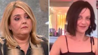 Pilar Vidal y el hijo de Camilo Sesto.