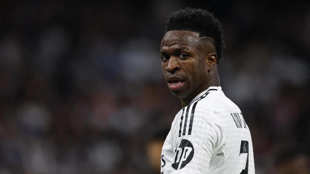 Vinicius, durante el partido contra el Arsenal.