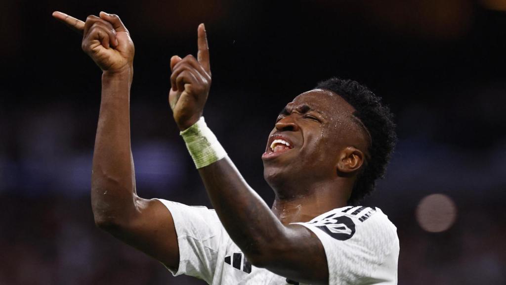 Vinicius, en el partido ante el Arsenal.