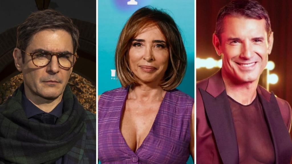 Juanra Bonet, María Patiño y Jesús Vázquez estrenarán programa en Antena 3, La 1 y Telecinco, respectivamente.