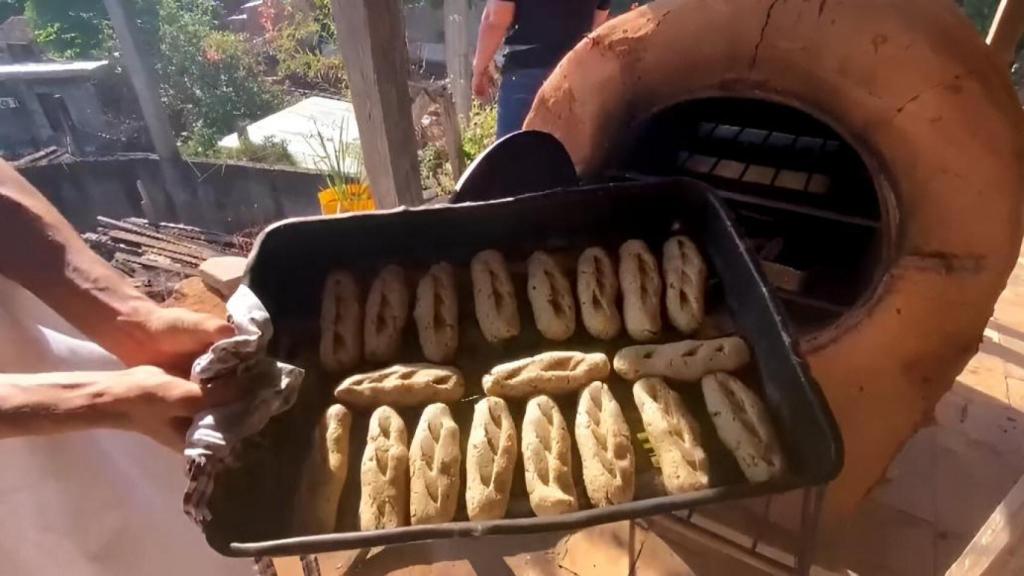 Chipas a punto de pasar por el horno.