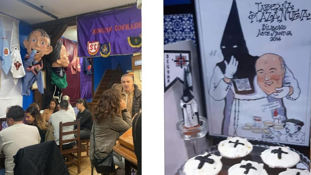 El Rincón del Cofrade, con su pintxo en homenaje a Begoña.