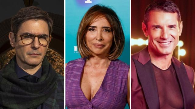 Juanra Bonet, María Patiño y Jesús Vázquez estrenarán programa en Antena 3, La 1 y Telecinco, respectivamente.