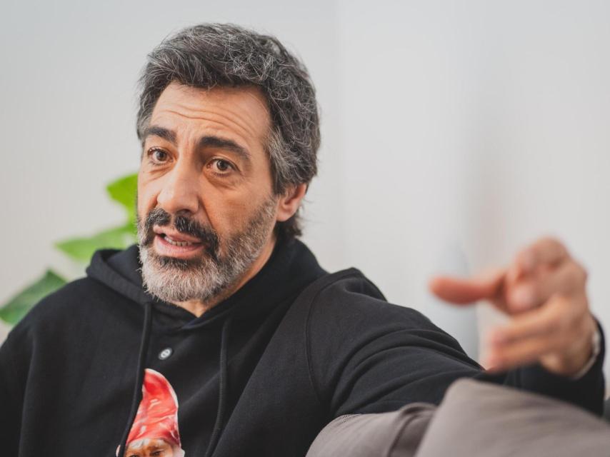 Juan del Val, durante la entrevista para Magas.