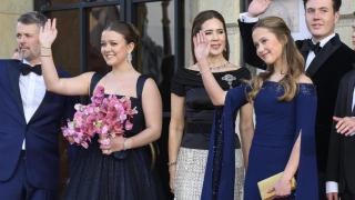 La Princesa, los Reyes y sus hermanos, en Copenhague.