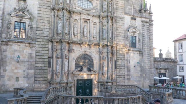 Iglesia de San Martiño Pinario, en Santiago.