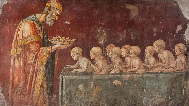 Representación artística del experimento de Federico II