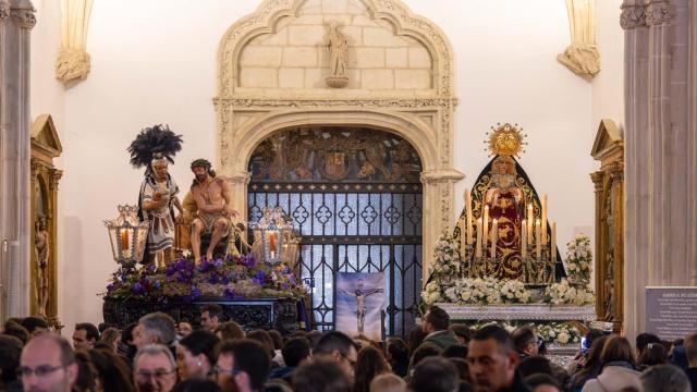 El Cristo de la Humildad y la Esperanza en su Soledad no pudieron salir de San Juan de los Reyes.