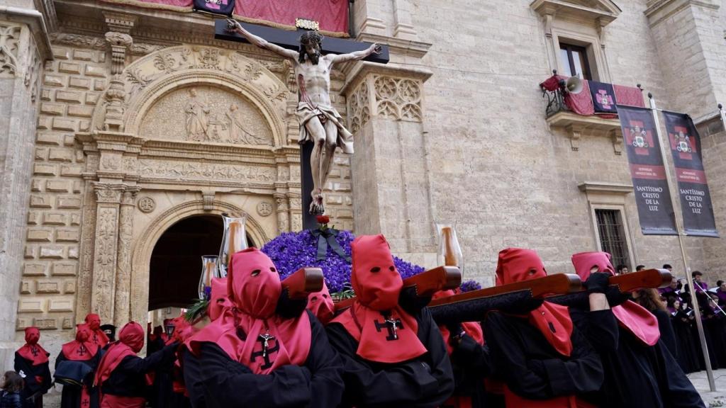 Procesión del Cristo de la luz en Valladolid