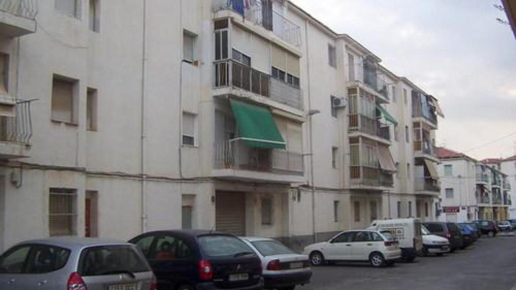 Una calle del barrio de San Anton de Elche, afectado por un riesgo de derrumbe.