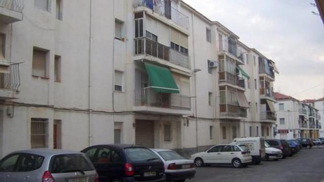 Una calle del barrio de San Anton de Elche, afectado por un riesgo de derrumbe.