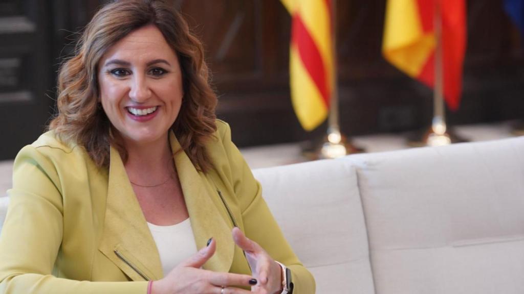 María José Catalá, en un momento de la entrevista.