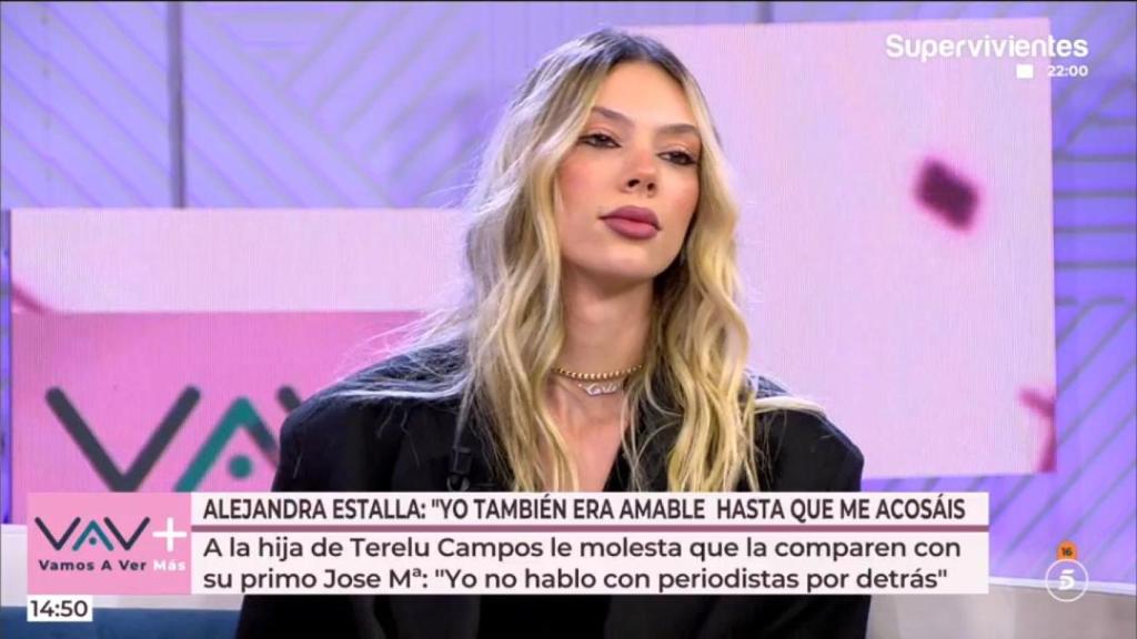 Alejandra Rubio, en 'Vamos a ver'