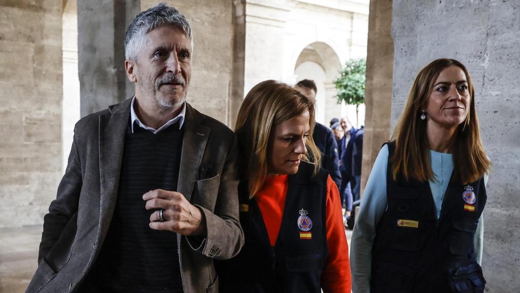 Fernando Grande-Marlaska y Pilar Bernabé en una imagen de archivo. Rober Solsona / Europa Press