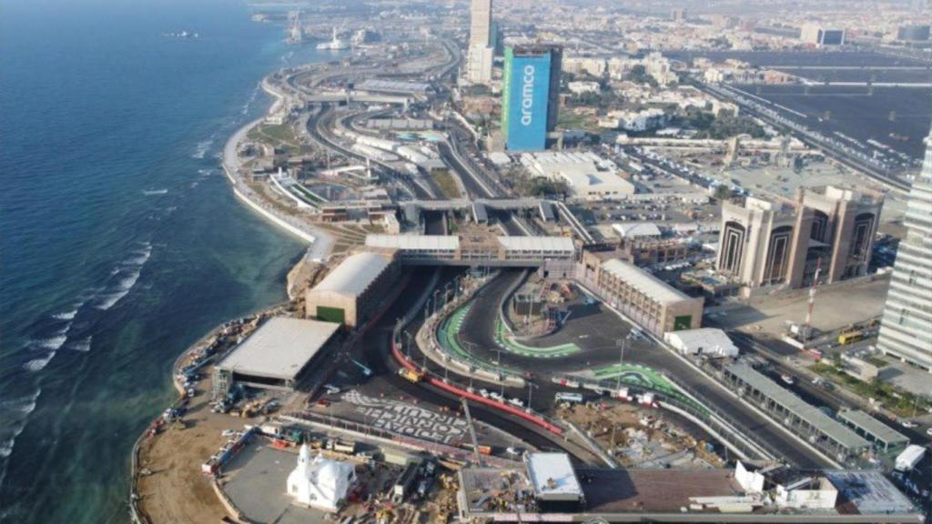 Circuito de Fórmula 1 en Jeddah.