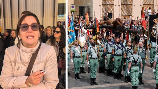 Beatriz, de Paiporta, en el Traslado de la Buena Muerte.