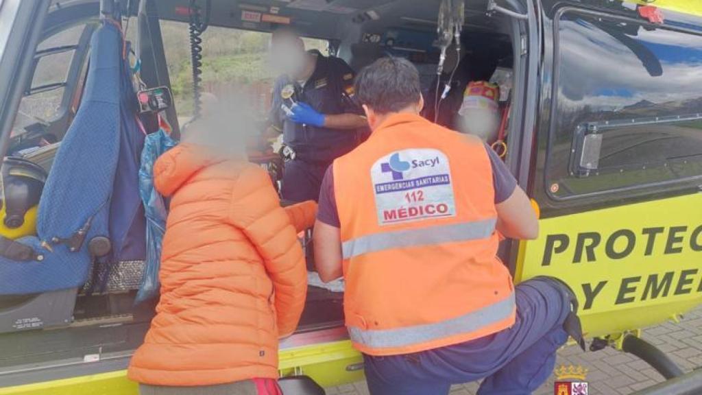 Rescate de los senderistas accidentados en el Valle de Arintero y Rucayo