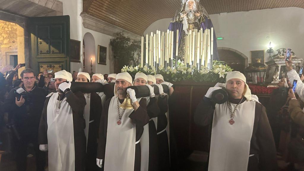 Procesión en la Orden Tercera de A Coruña 2025.