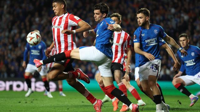 Sanadi, durante el partido contra el Rangers.