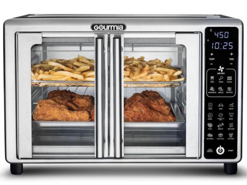 Este horno freidora es ideal para preparar alimentos de manera sencilla.