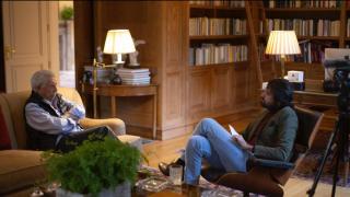 Vista de la última entrevista de Mario Vargas Llosa con este periódico.