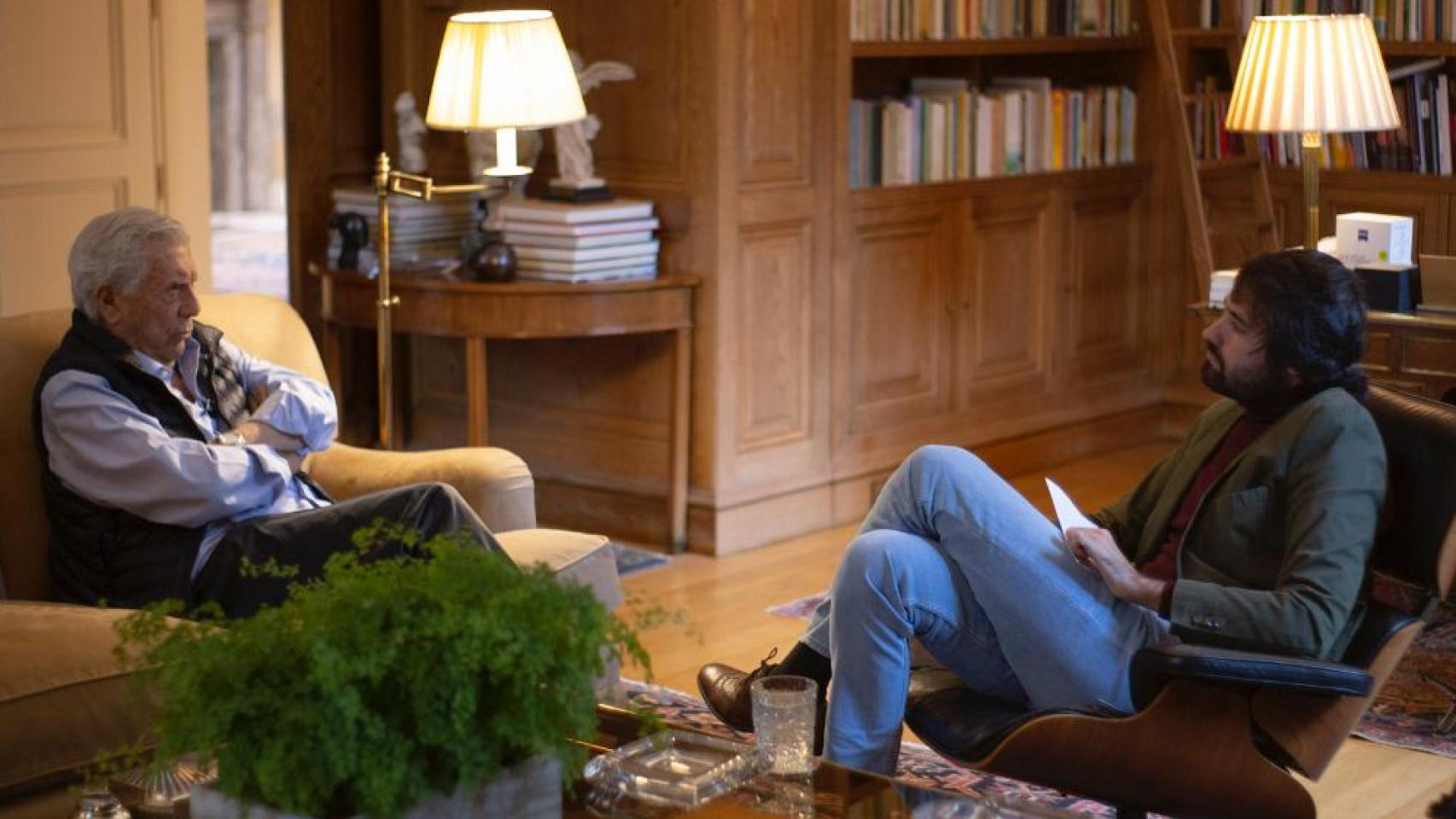 Vista de la última entrevista de Mario Vargas Llosa con este periódico.