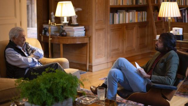 Vista de la última entrevista de Mario Vargas Llosa con este periódico.
