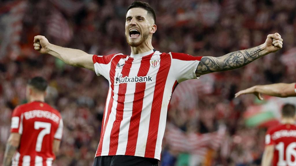 Sancet celebra su gol contra el Rangers.